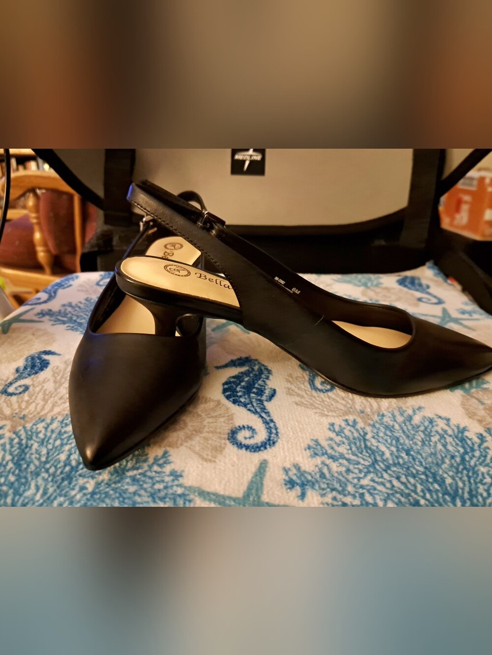 BELLA VITA heels LEATHER brand new in original box SIZE 6 scarlett 2" Heel